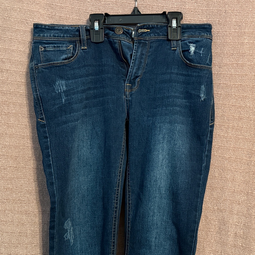 Dark Blue Denim Jeans